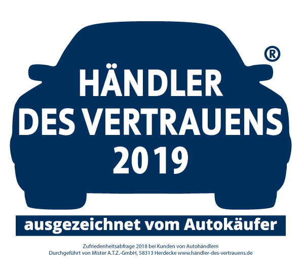 Händler des Vertrauens 2019 | Wilholt Automobile EU Fahrzeugmarkt GmbH